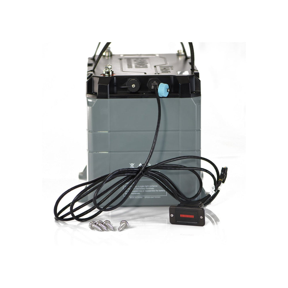 Epoch Batteries 24V 100Ah (2.56kWh) LiFePO4 Lithium Battery with inclusions 