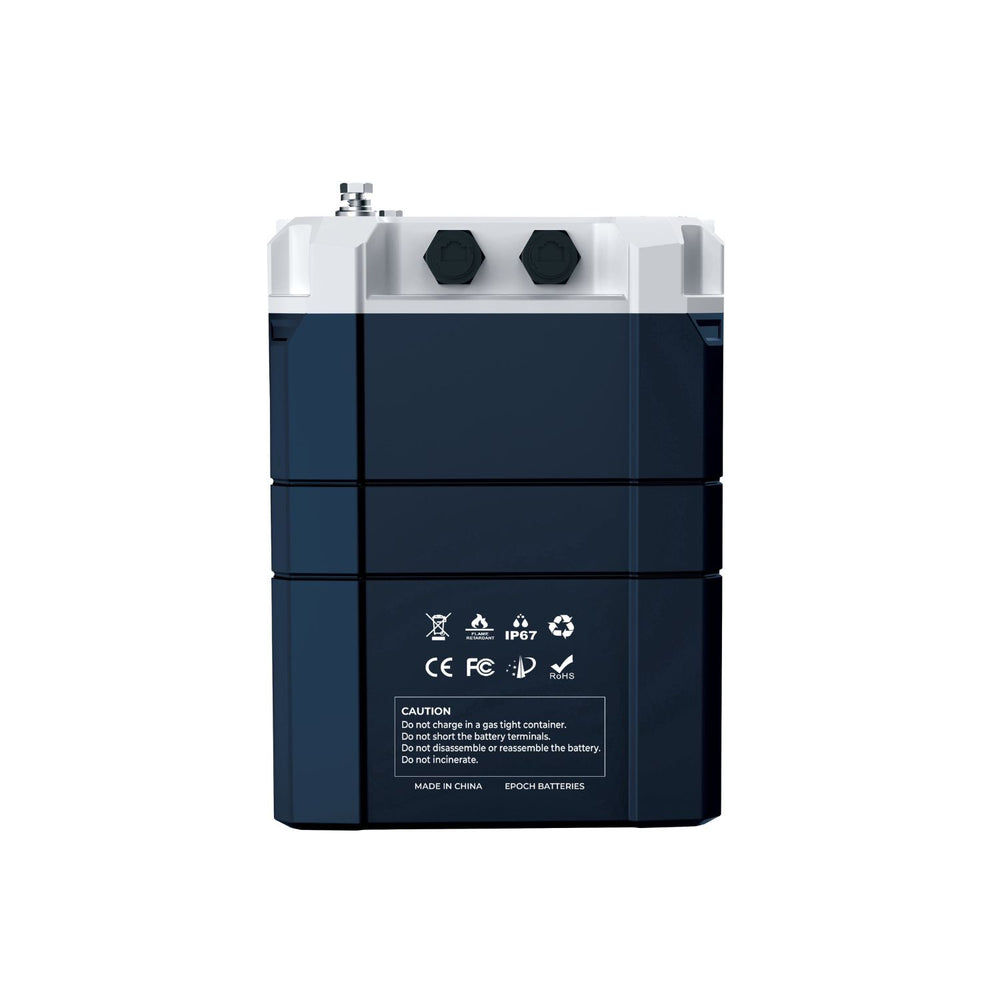 Epoch Batteries 24V 230Ah (5.89kWh) V2 Elite Series side view