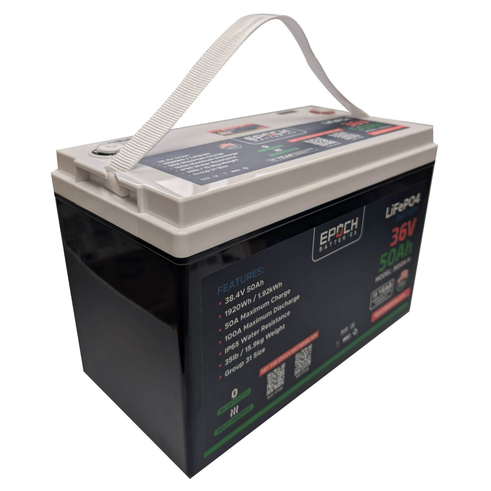 Epoch Batteries 36V 50Ah (1.92kWh) Essential Series right view