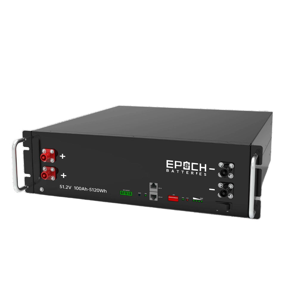 Epoch Batteries 48V 100Ah (5.12kWh) - Self-Heating Server Rack Lithium Battery