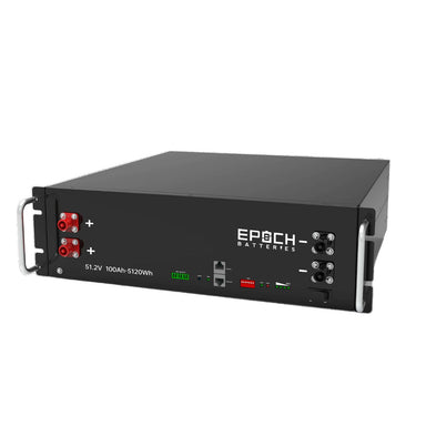 Epoch Batteries 48V 100Ah (5.12kWh) - Self-Heating Server Rack Lithium Battery
