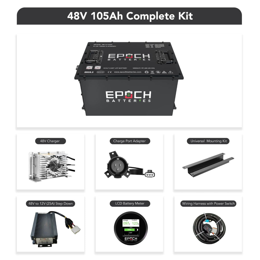 Epoch Batteries 48V 105Ah - LiMax Series  complete set
