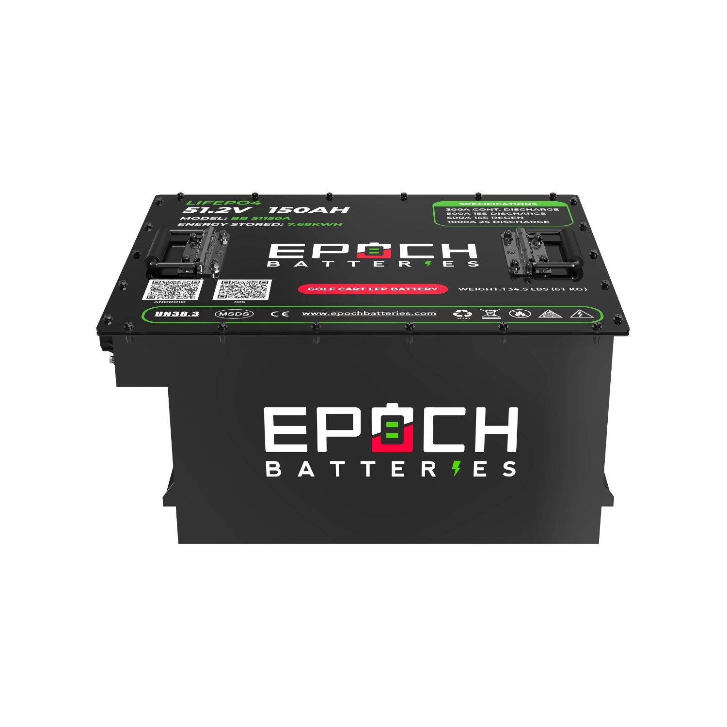Epoch Batteries 48V 150Ah (7.68kWh) - LiMax Series