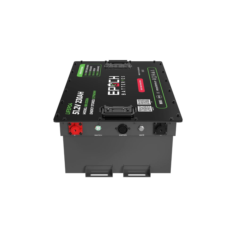 Epoch Batteries 48V 230Ah (11.04kWh) - LiMax Series side view