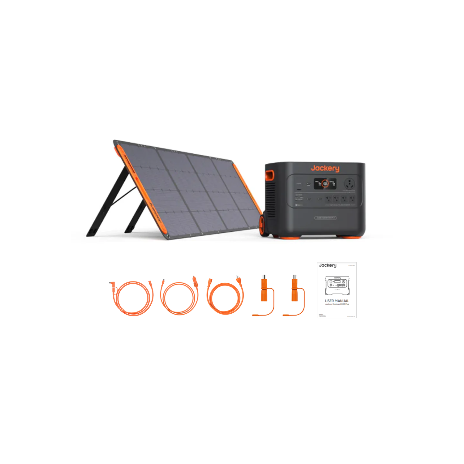 Explorer 2000 Plus | 1 x 200W SolarSaga Panel | 2kWh Inclusions