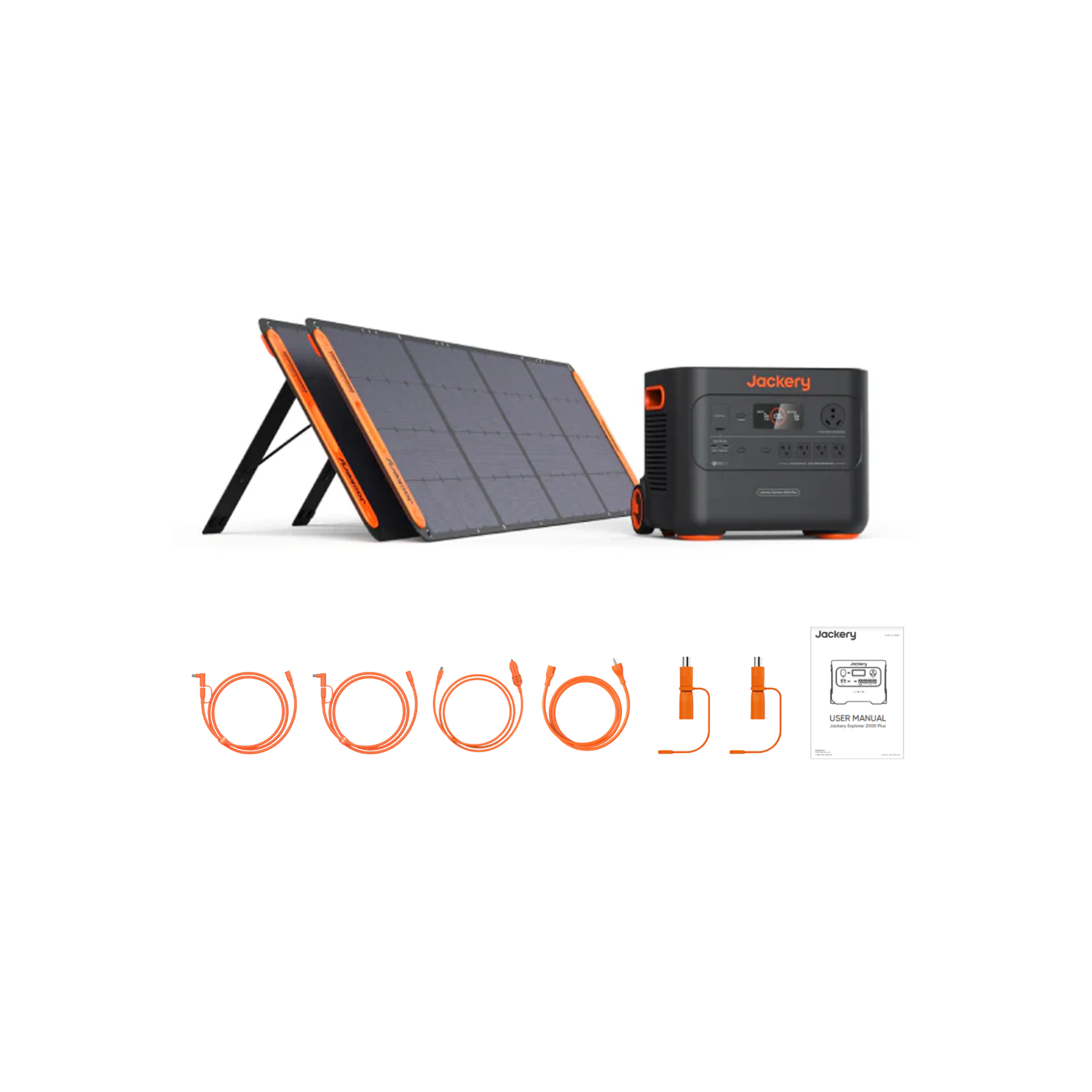Explorer 2000 Plus | 2 x 200W SolarSaga Panels | 2kWh Inclusions