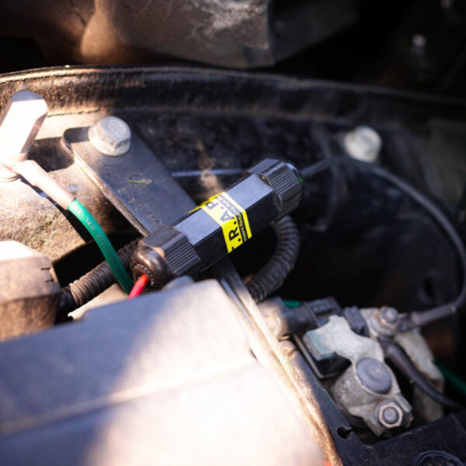 Faraday Defense T.R.A.P.-B EMP Vehicle Protection Close Up Inside A Car