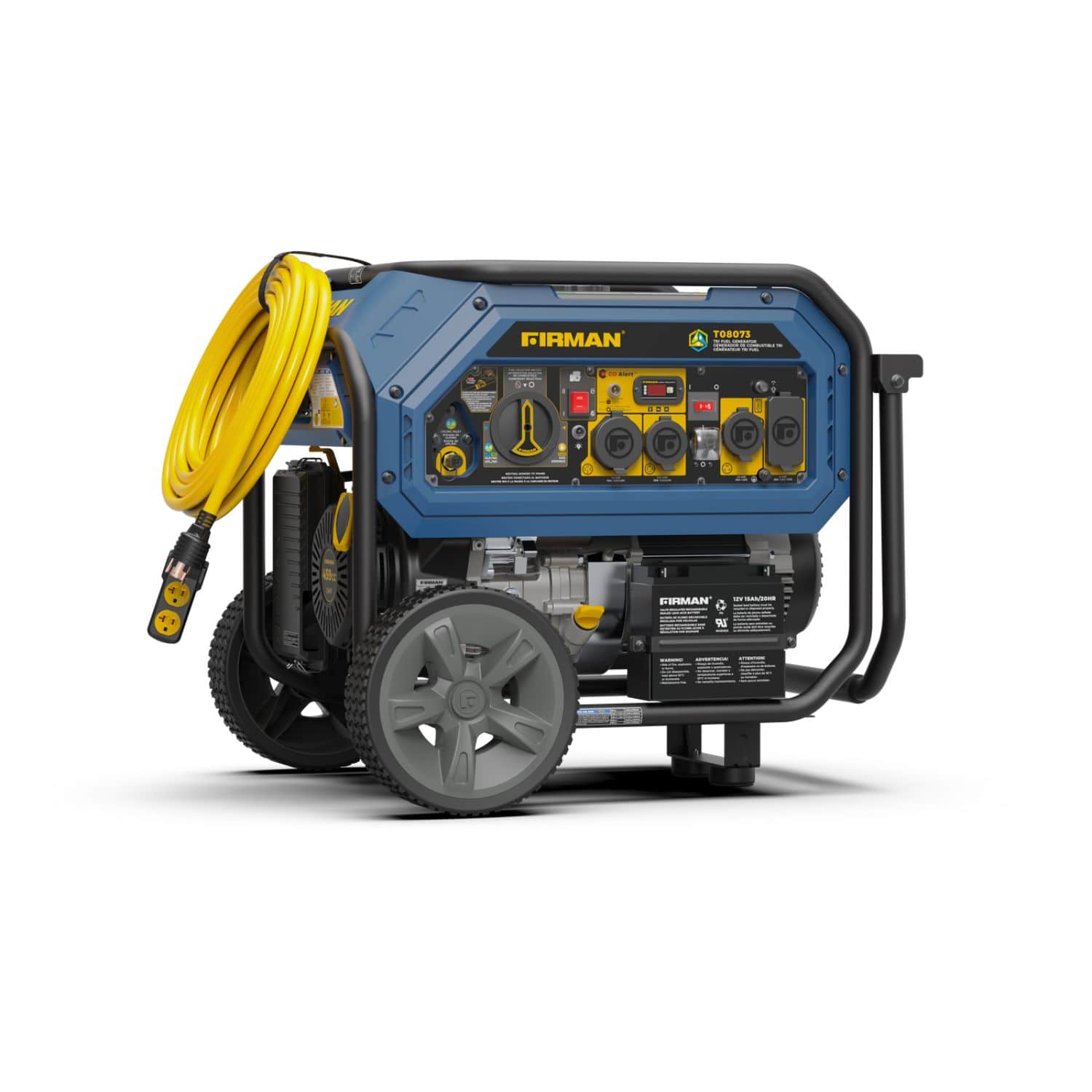 Firman T08073 Tri Fuel Portable Generator 
