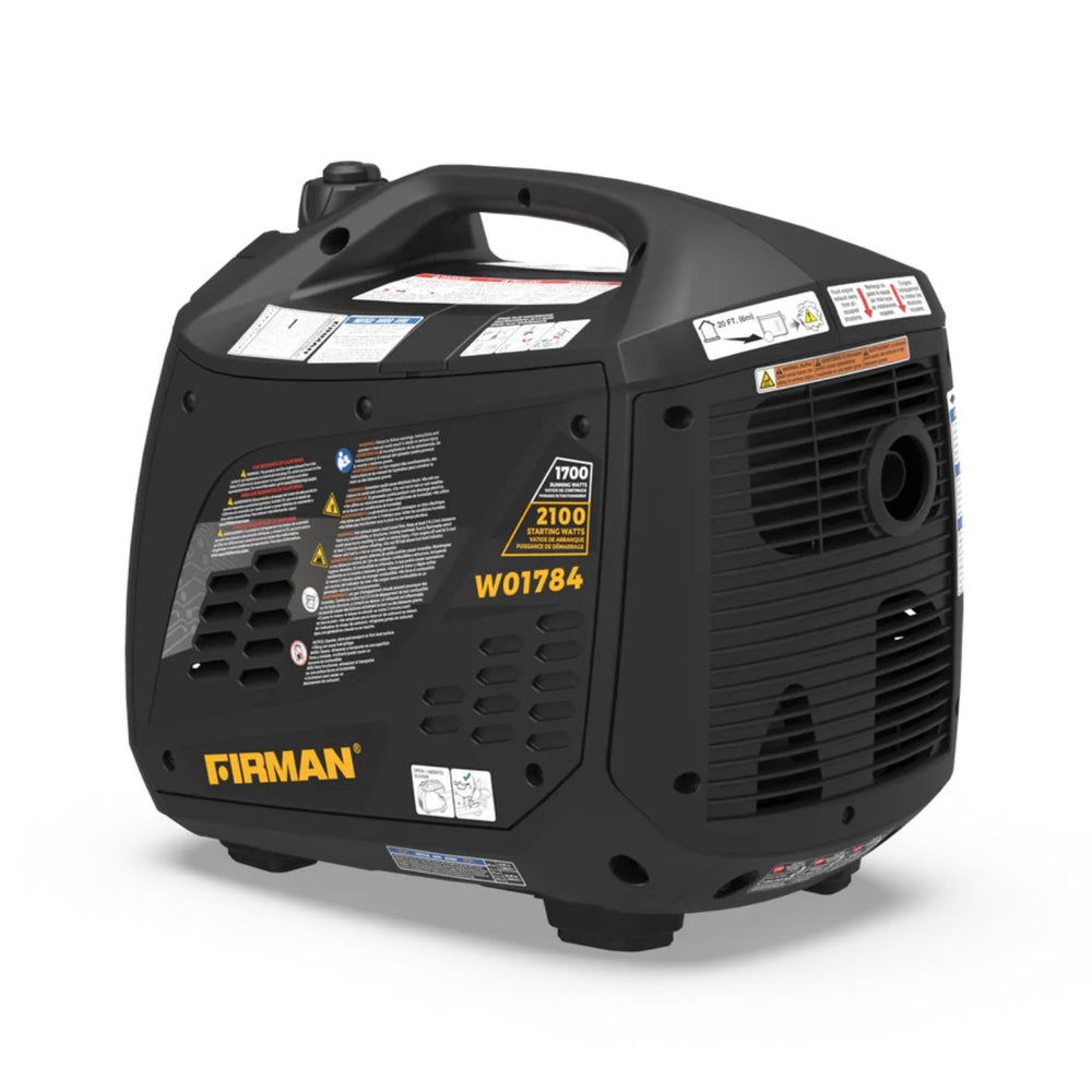 Firman W01781 Generator back left side view