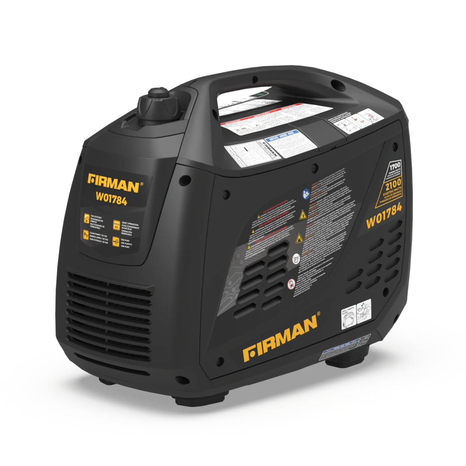 Firman W01781 Generator front right side view