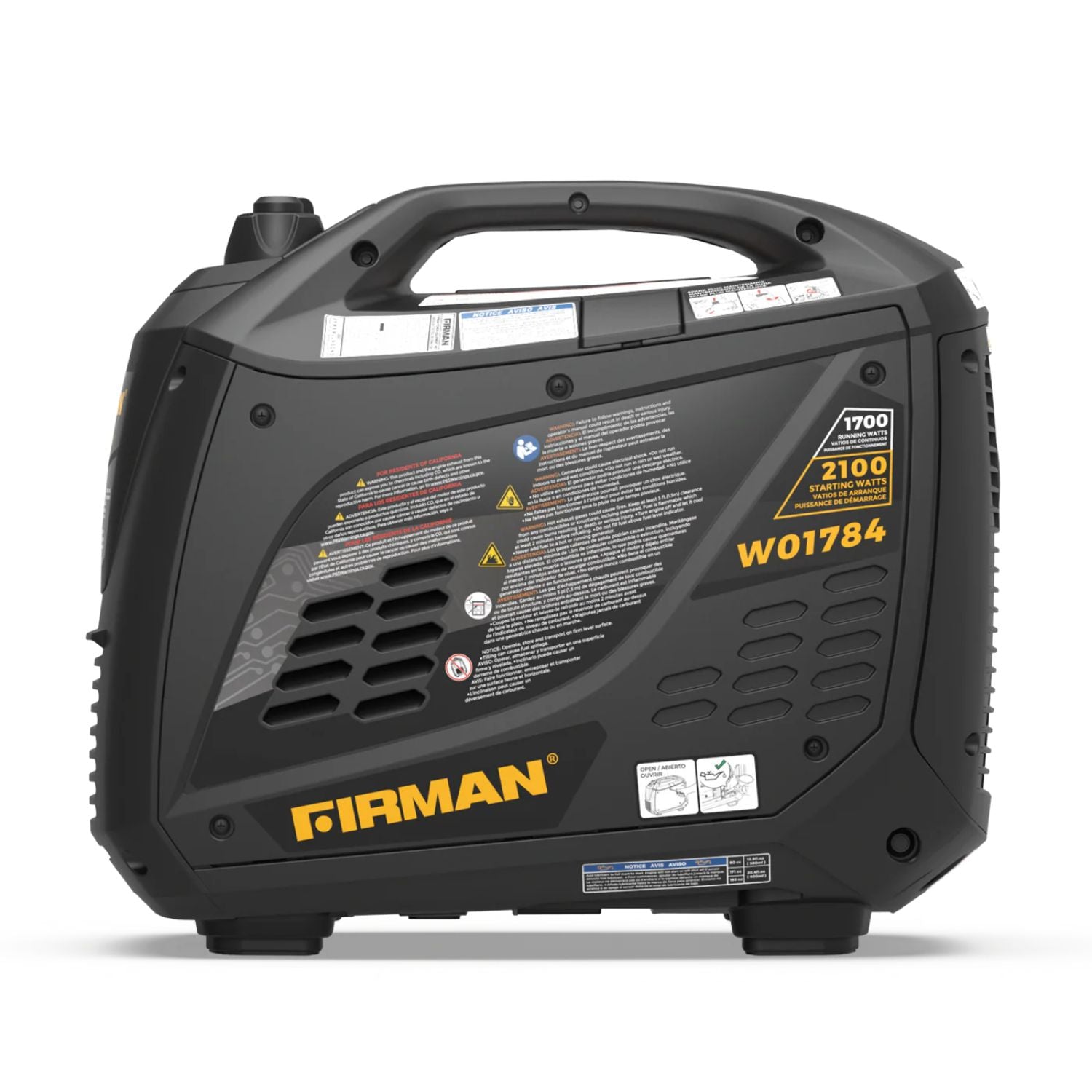 Firman W01781 Generator left view