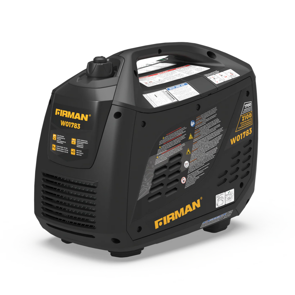 Firman W01783 Generator front right side view