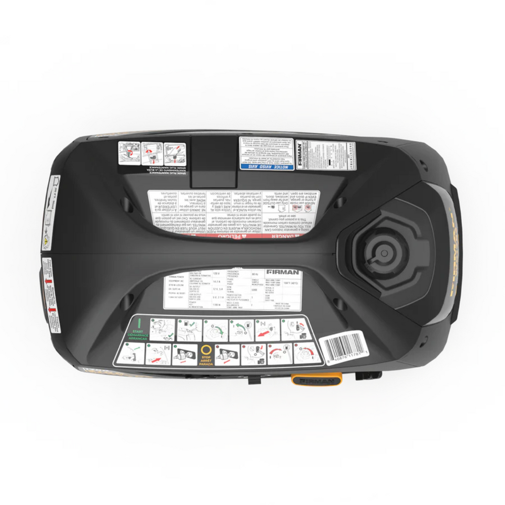 Firman W01783 Generator top view