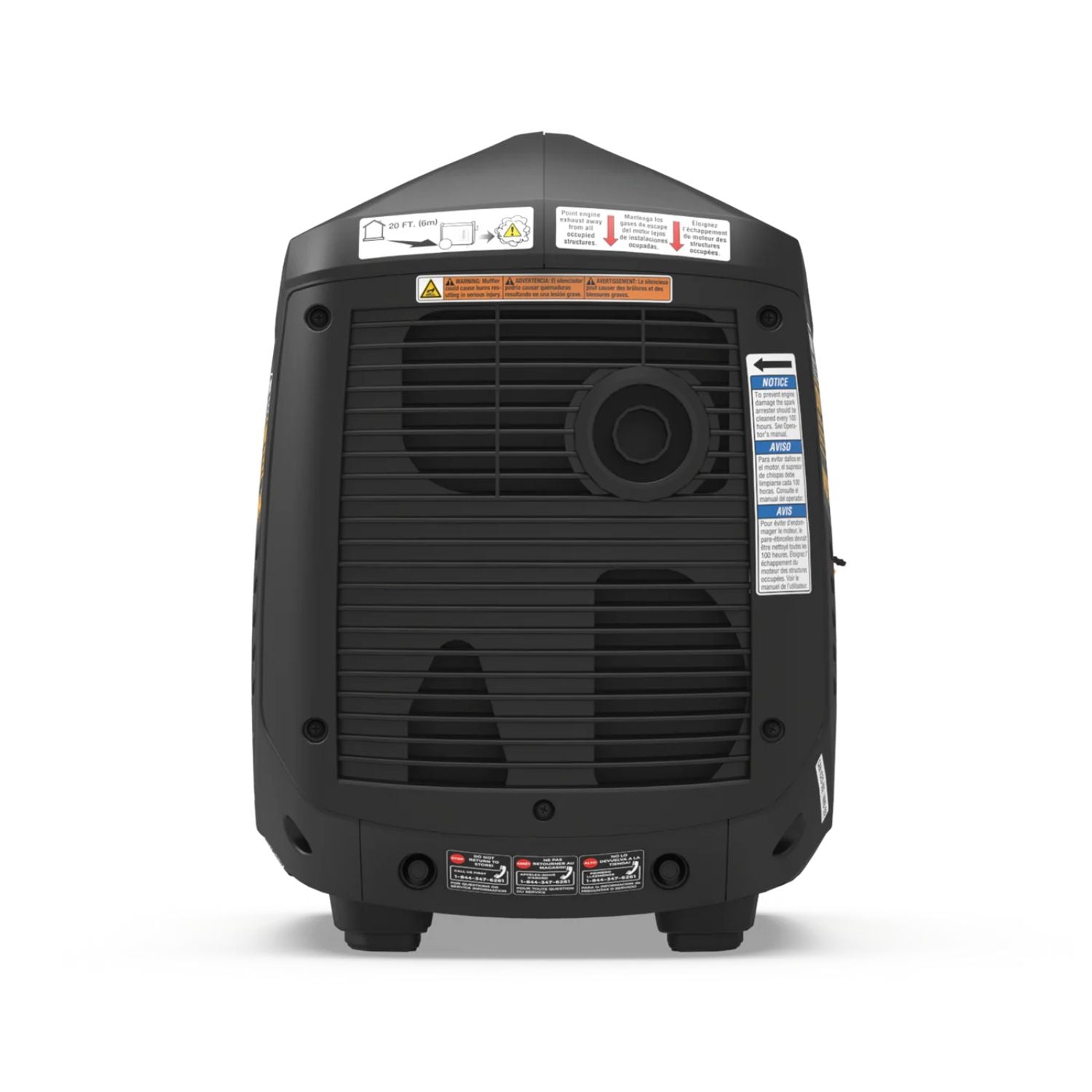 Firman W01784 Generator back view