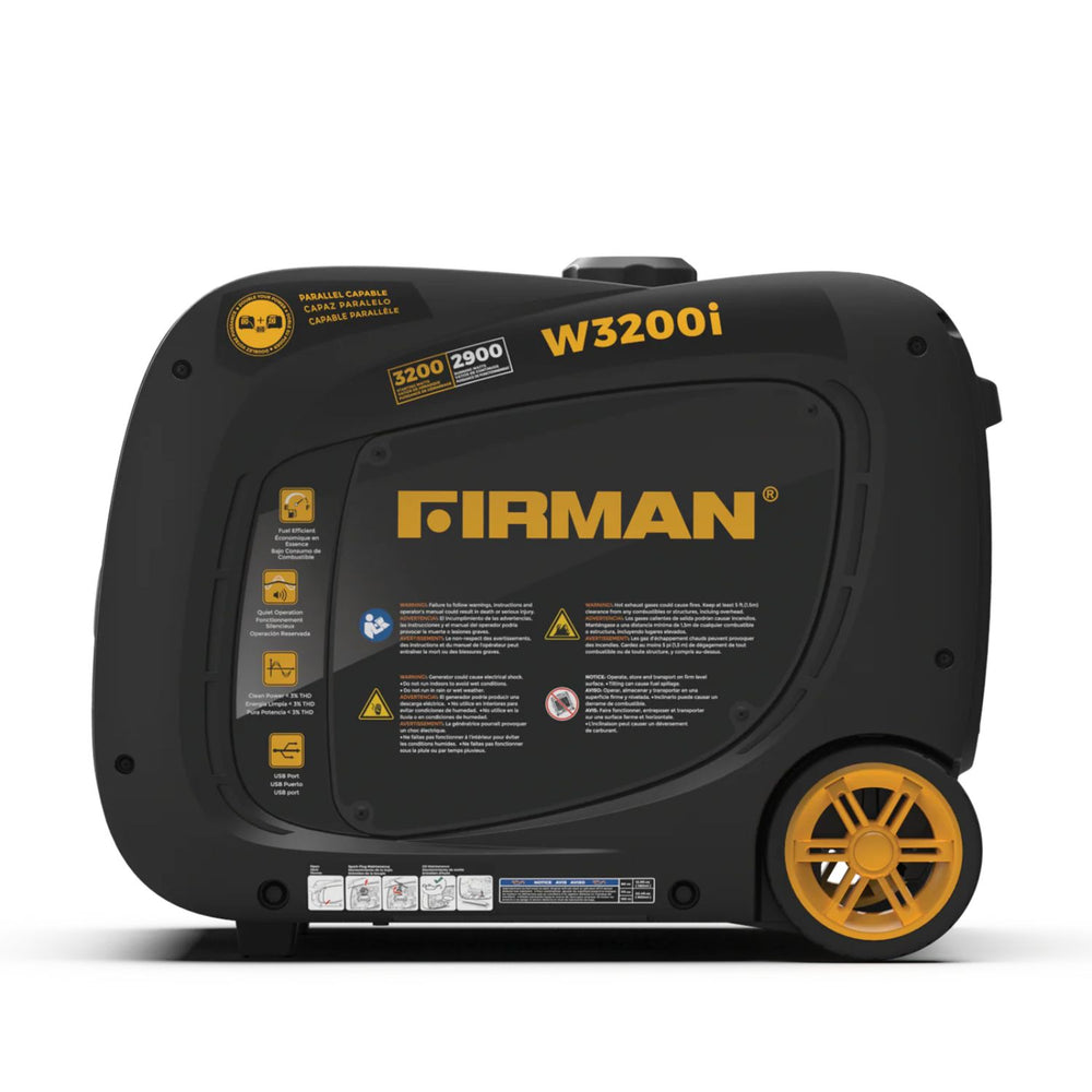 Firman W02981 Generator Side View left side