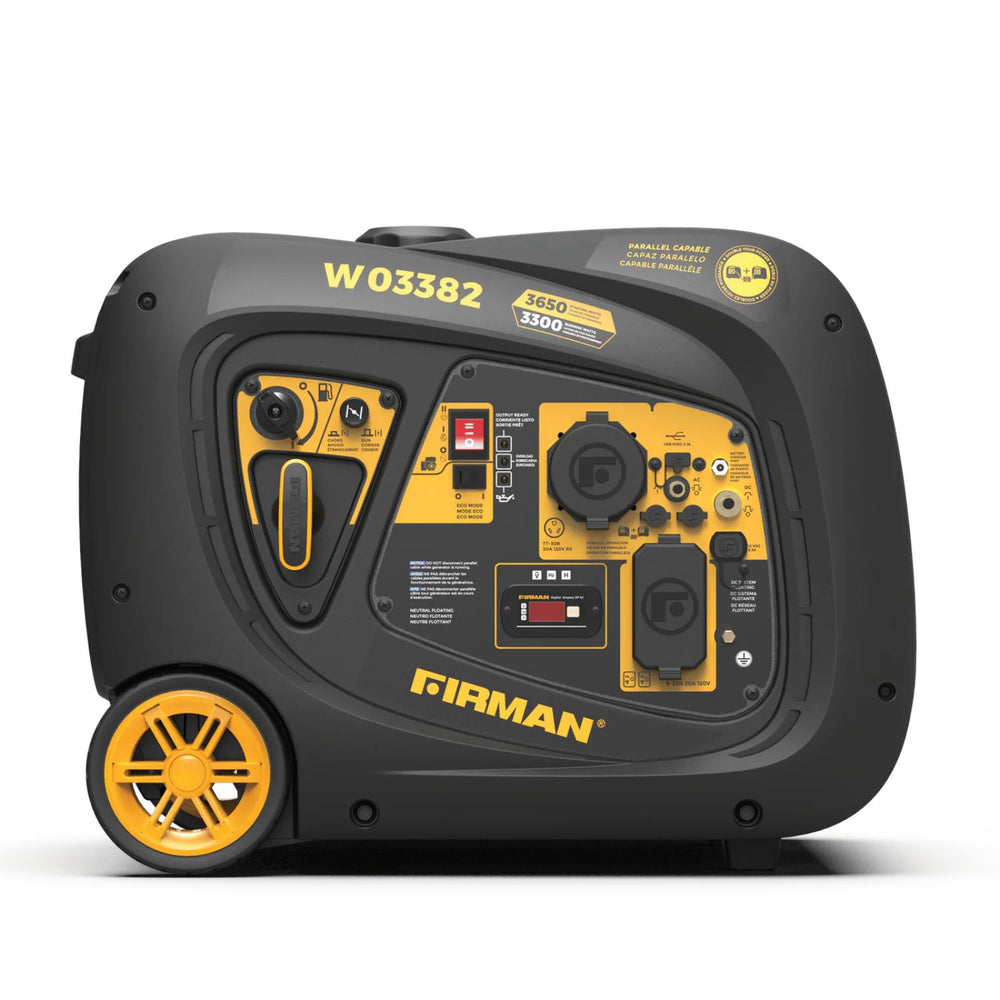Firman W03382 Generator with visible model number and brand on a white background
