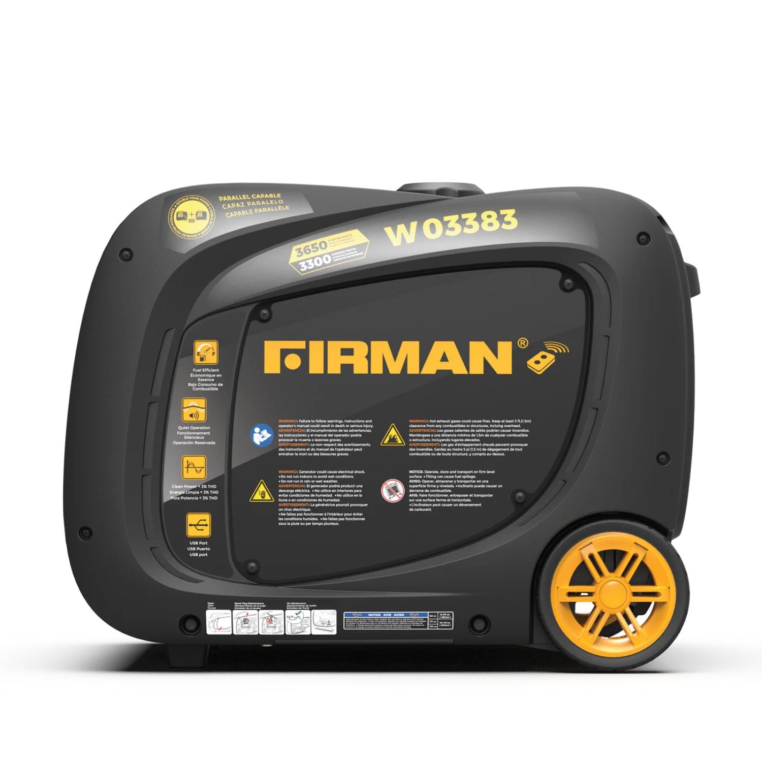 Firman W03383 Generator left view