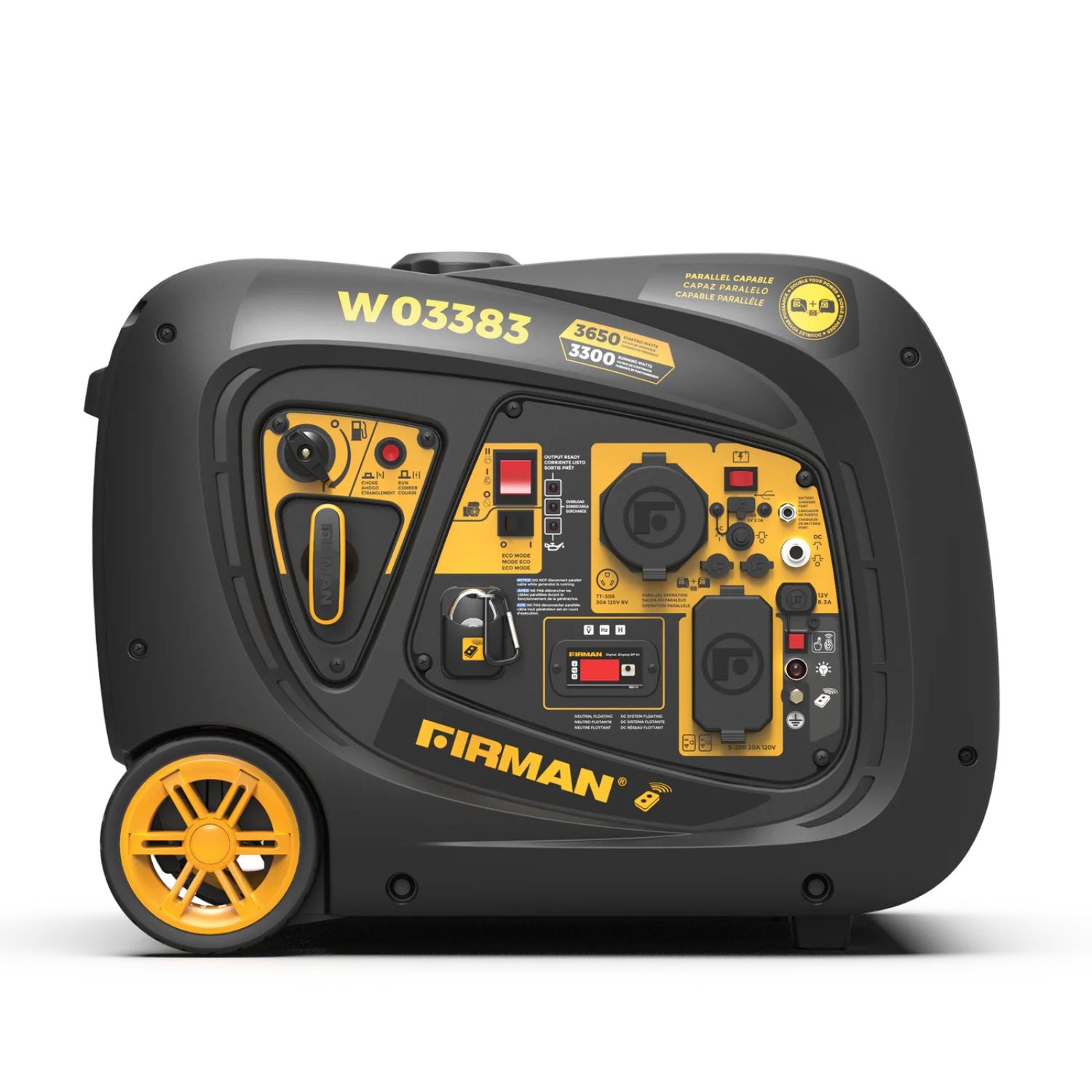 Firman W03383 Generator with control panel