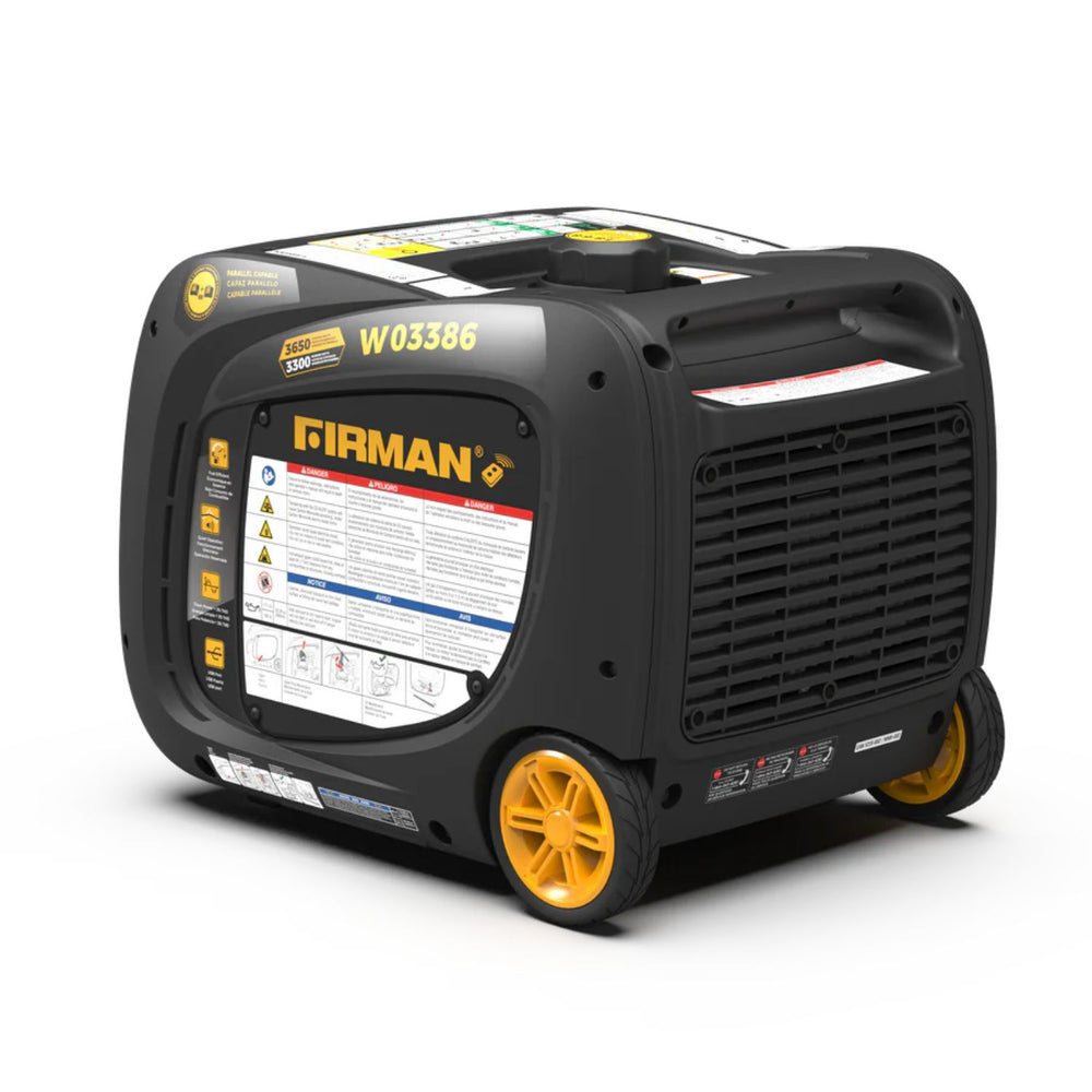 Firman W03386 Generator back view left side