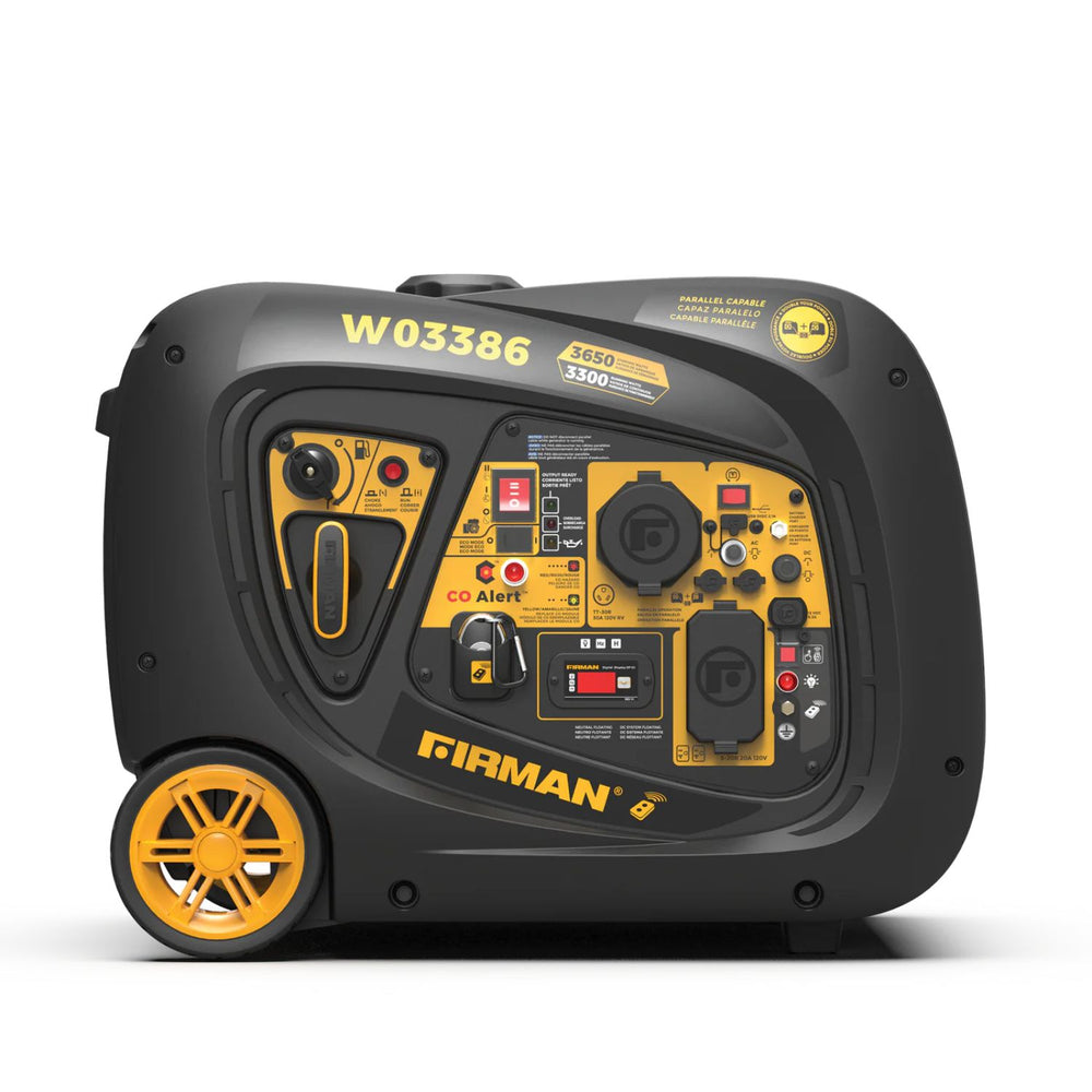 Firman W03386 Generator with visible model number on a white background