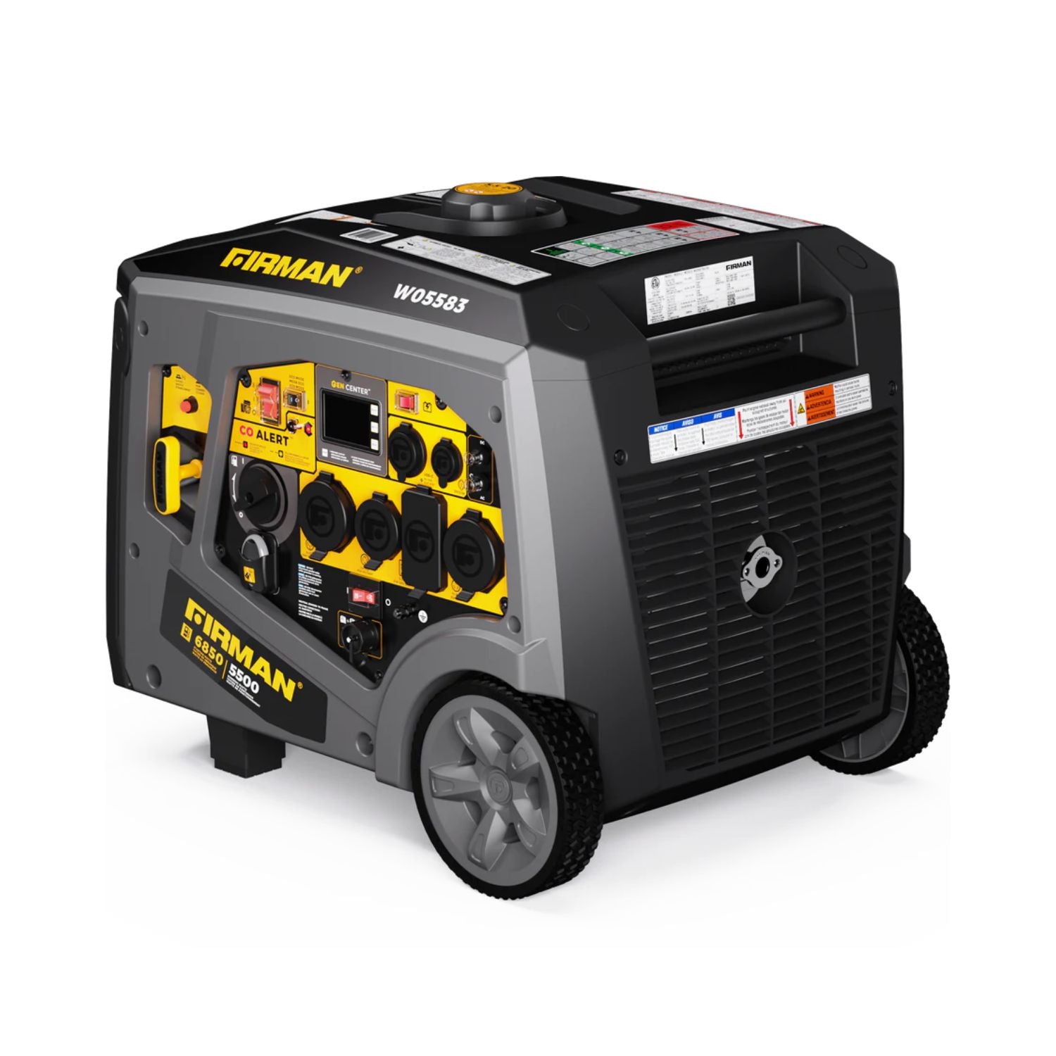 Firman W05583 Generator back view left side 