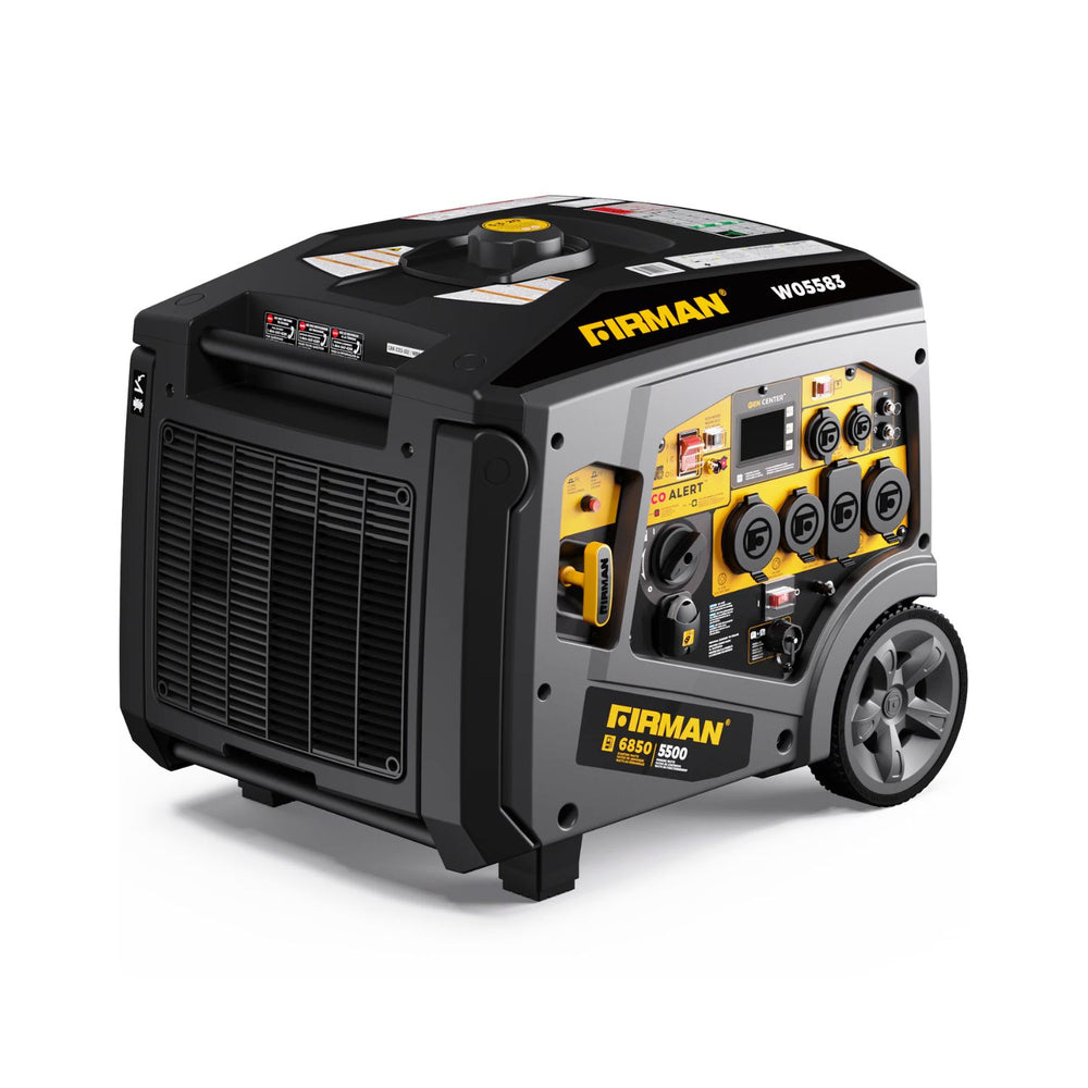 Firman W05583 Generator back view right side 