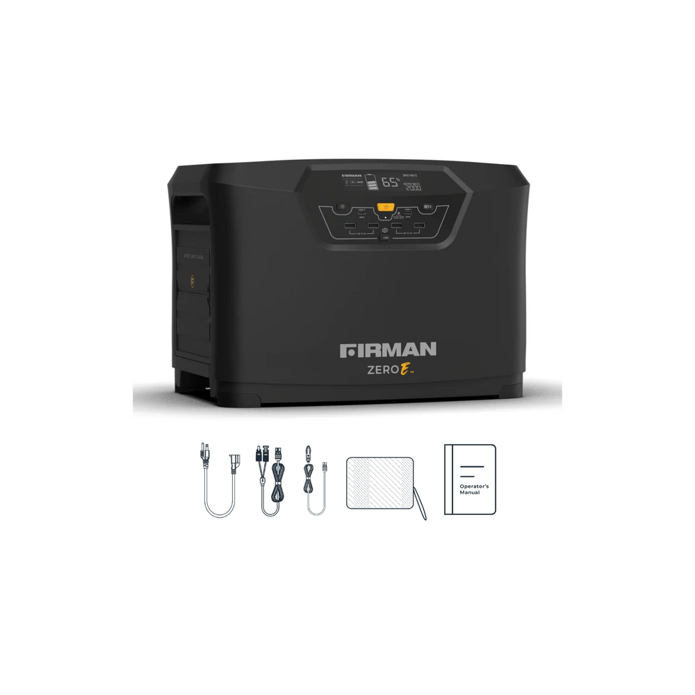 Firman ZERO E Portable Expandable Power Station Inclusions