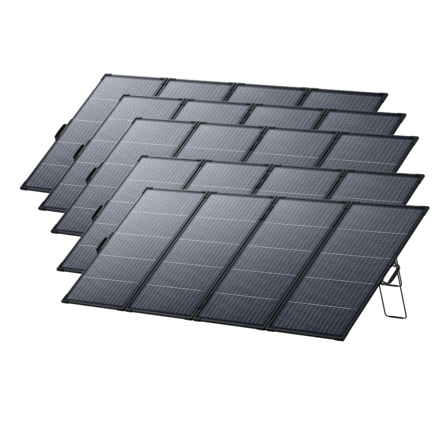 Five Anker SOLIX PS400 Bifacial Portable Solar Panel