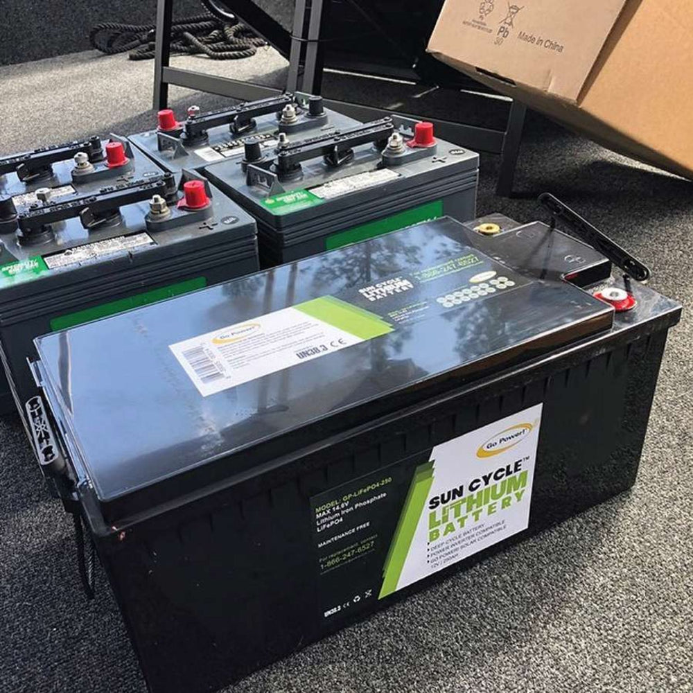 Five Go Power! 250Ah Lithium Iron Phosphate Solar Battery 
