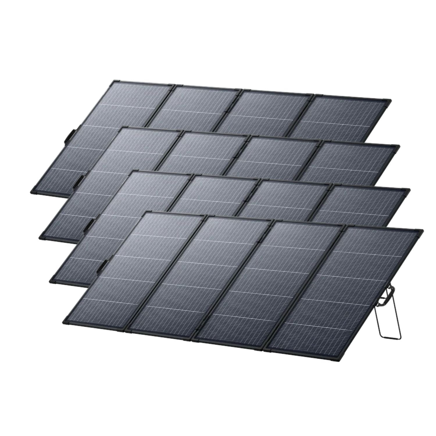 Four Anker SOLIX PS400 Bifacial Portable Solar Panel