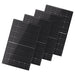 Four BougeRV 300 Watt N-Type Rigid Bifacial 16BB Mono Solar Panel