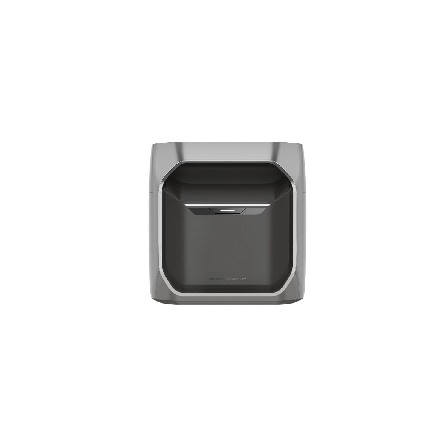 Front View Of The EcoFlow DELTA 3 Series Smart Extra Battery Featuring The Power Button