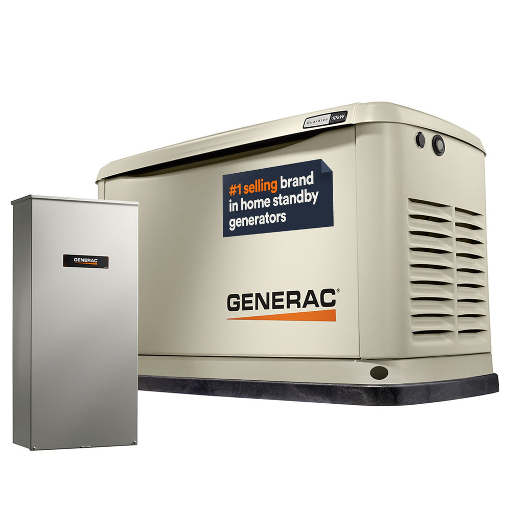 Generac 10kW Standby Generator with transfer switch
