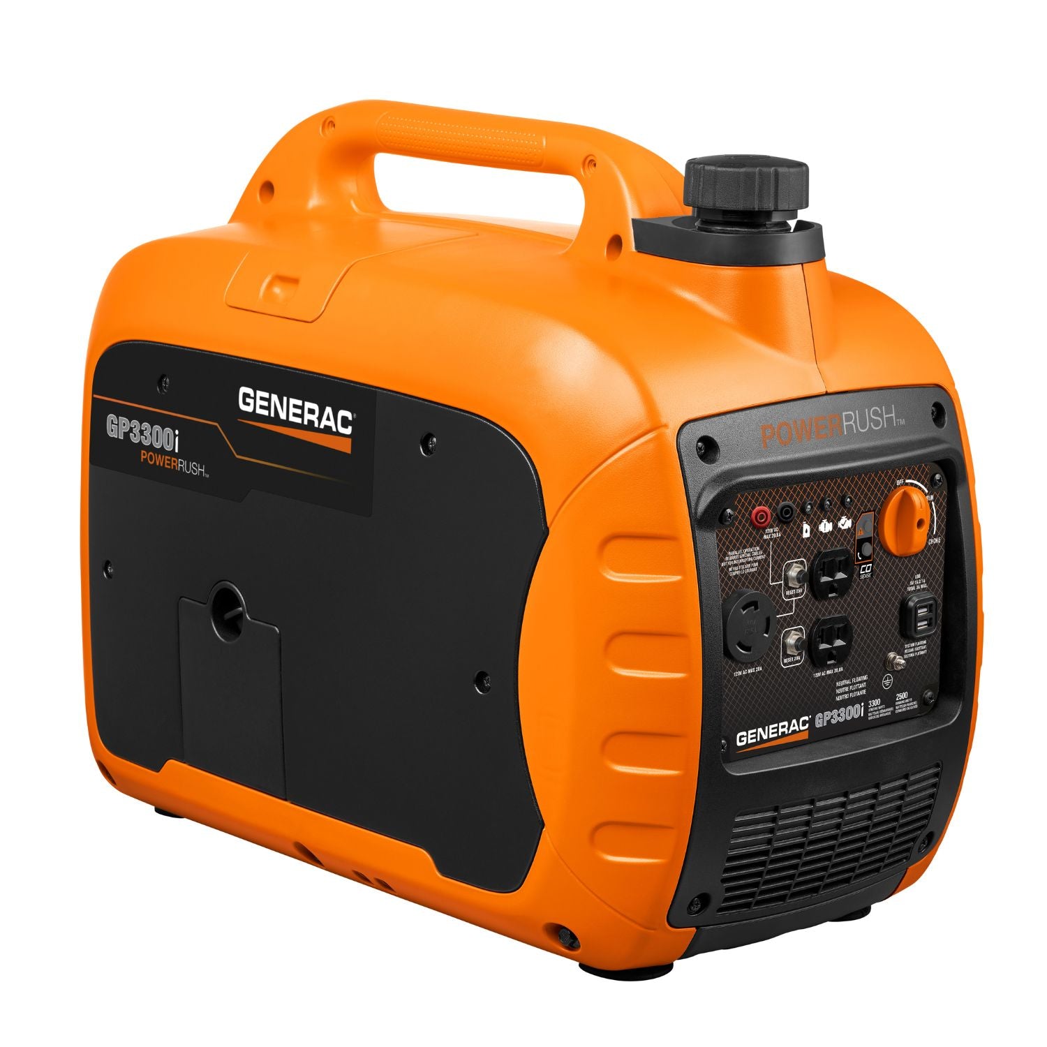 Generac 3300i Gasoline 2500W/3300W Portable Inverter Generator | COsen ...