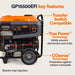Generac GP15500EFI generator with key features