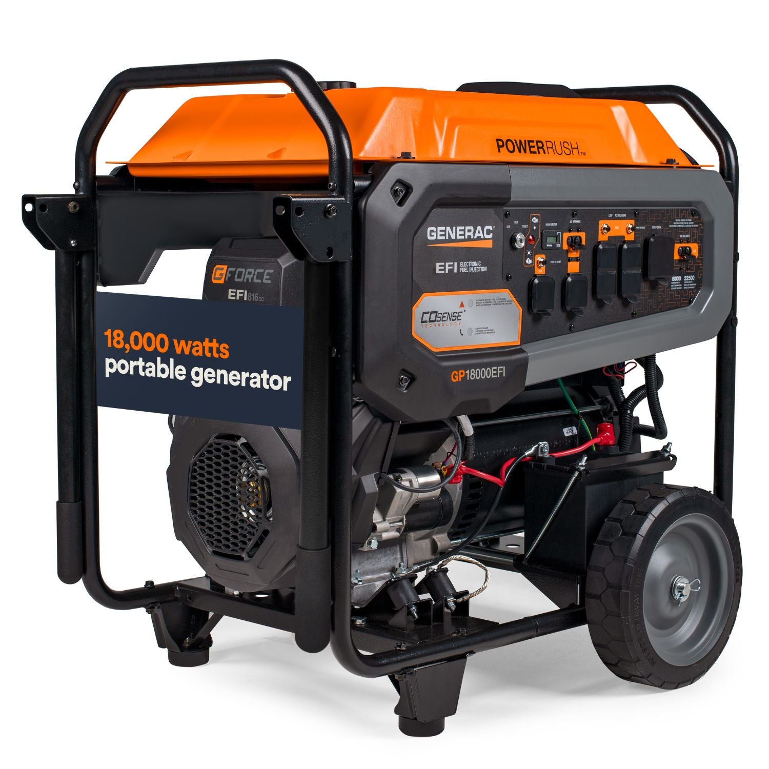 Generac GP18000EFI Gasoline 18000W/22500W Portable Generator