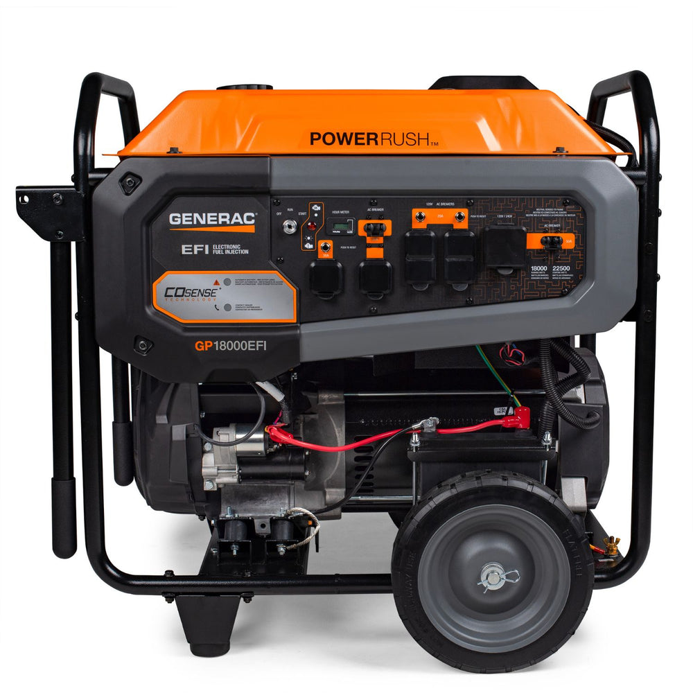 Generac GP18000EFI Portable Generator Side View