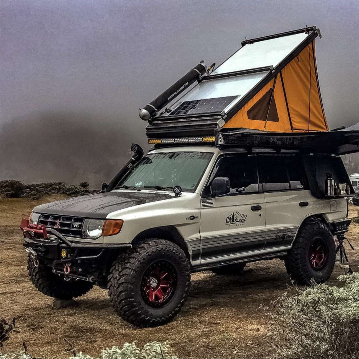 Go Power! 110-Watt Solar Flex™ Kit in a truck
