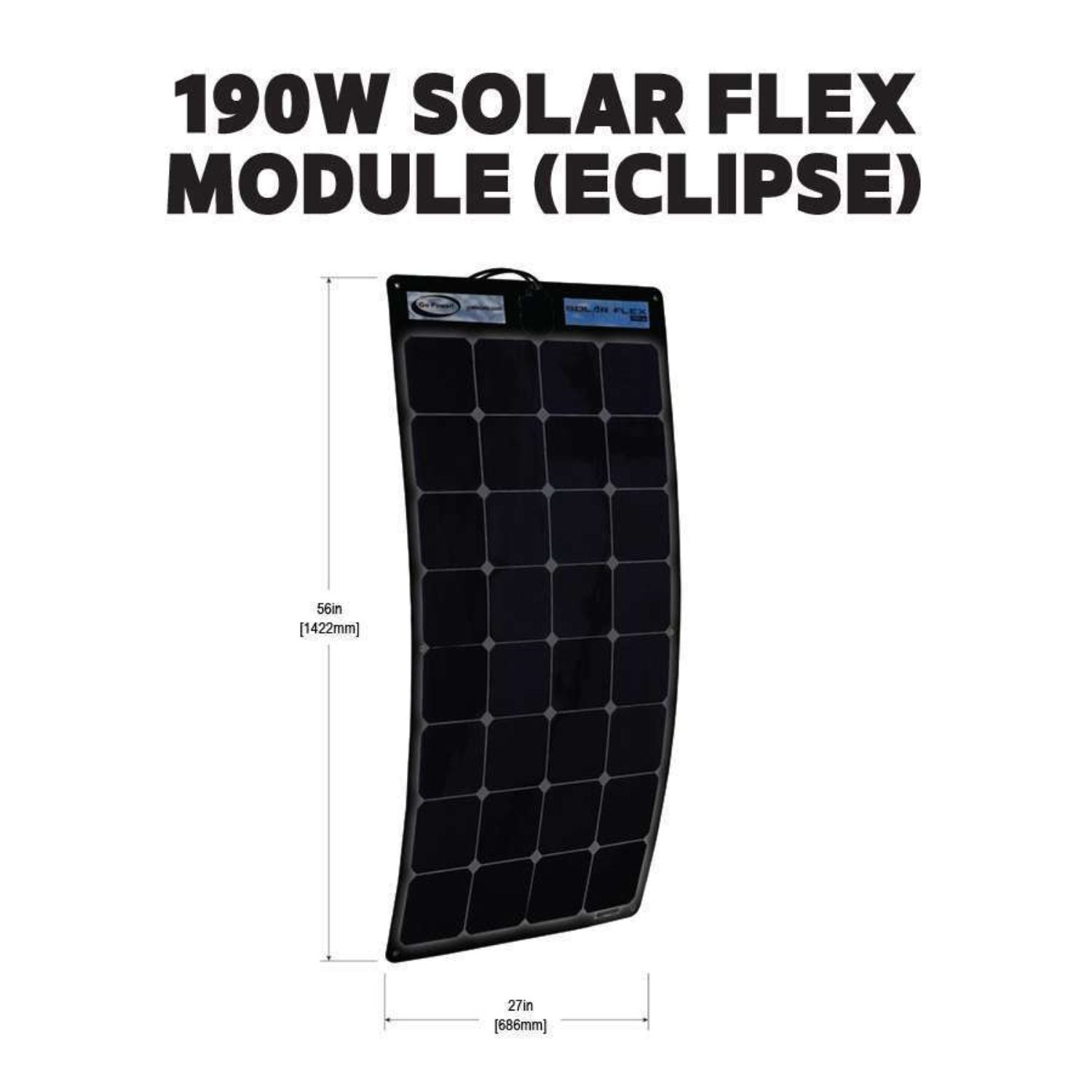 Go Power! 190-Watt Solar Flex Eclipse Expansion Kit - 190w Solar Flex Module
