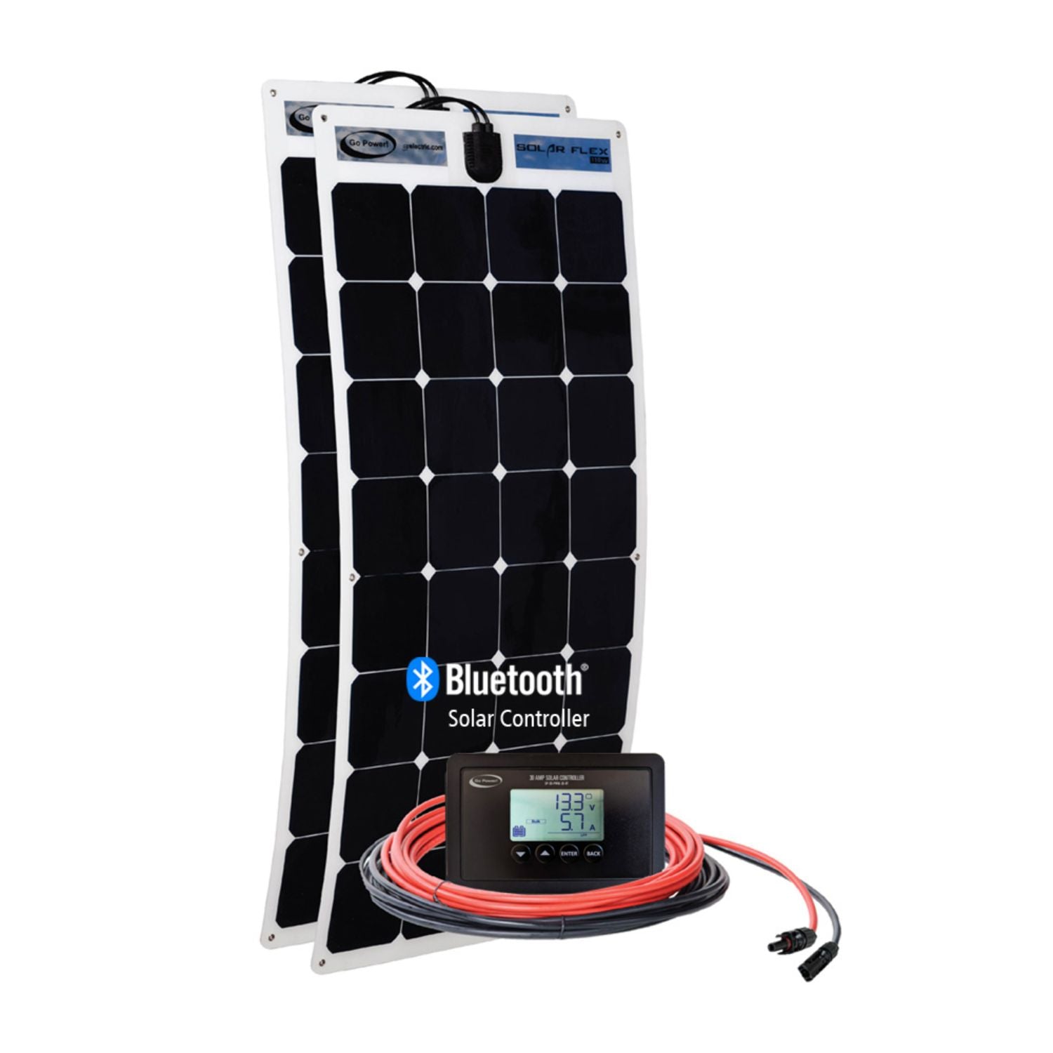 Go Power! 220-Watt Solar Flex™ Kit