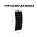 Go Power! 220-Watt Solar Flex™ Kit dimensions