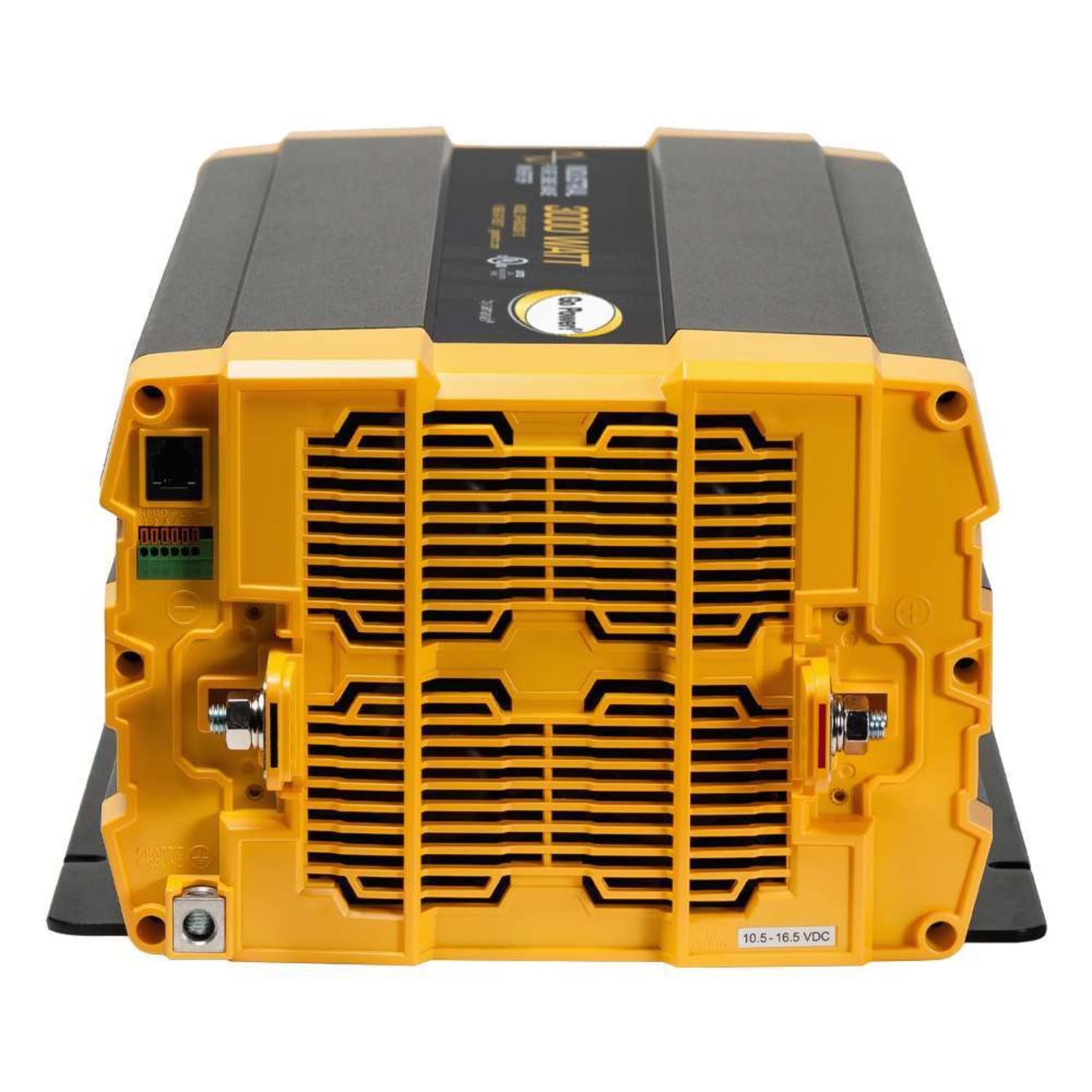 Go Power! 3000 watt Industrial Pure Sine Wave Inverter back view