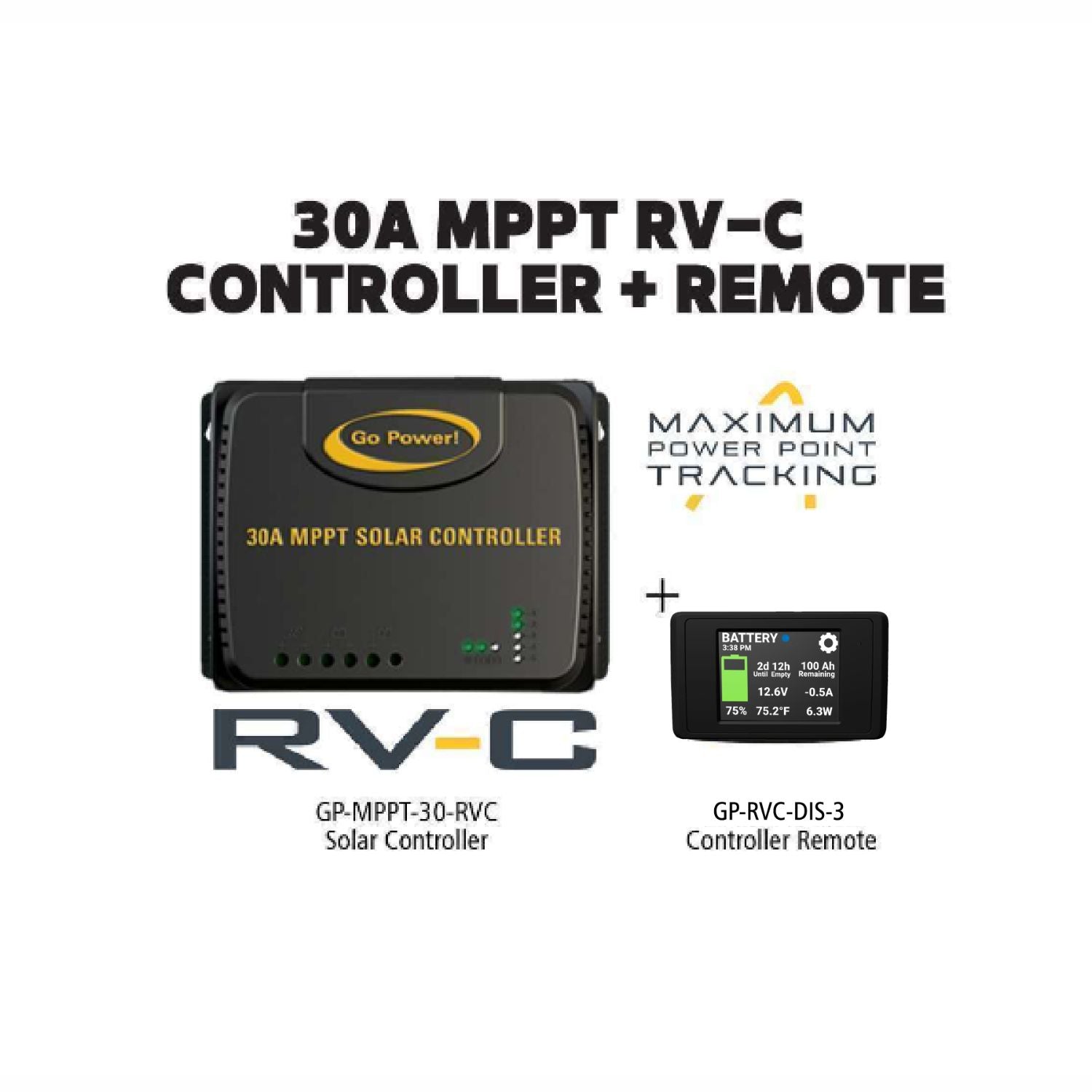 Go Power! 30A MPPT Controller Solar Kit
