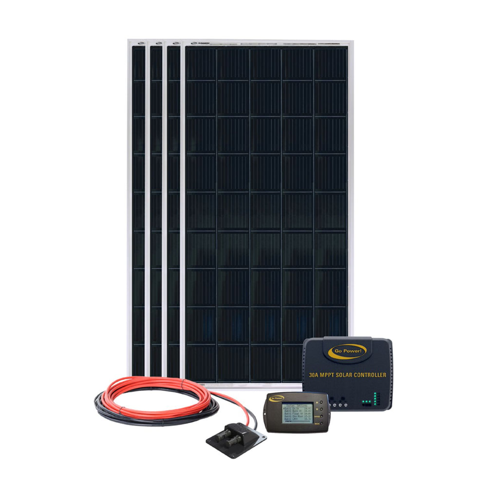 Go Power! 800-watt Solar All-electric 4 Kit