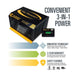 Go Power! IC Series 2000-watt Inverter Charger - Convenient 3-in-1 power