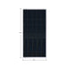 Go Power! Overlander 200 WATTS Solar Expansion Kit dimension