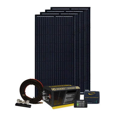 Go Power! Powertrak™ 800-Watt Solar & Inverter/Charger System