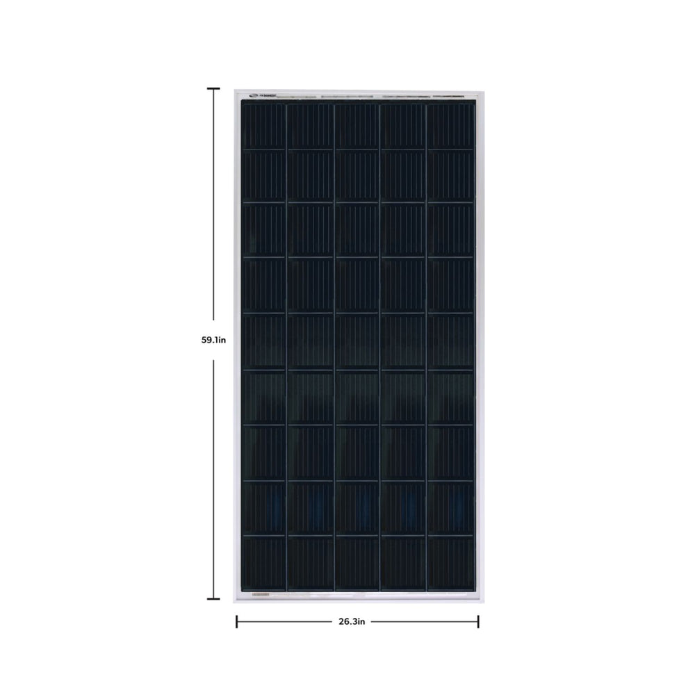 Go Power! Weekender ISW Solar Charging System Dimensions