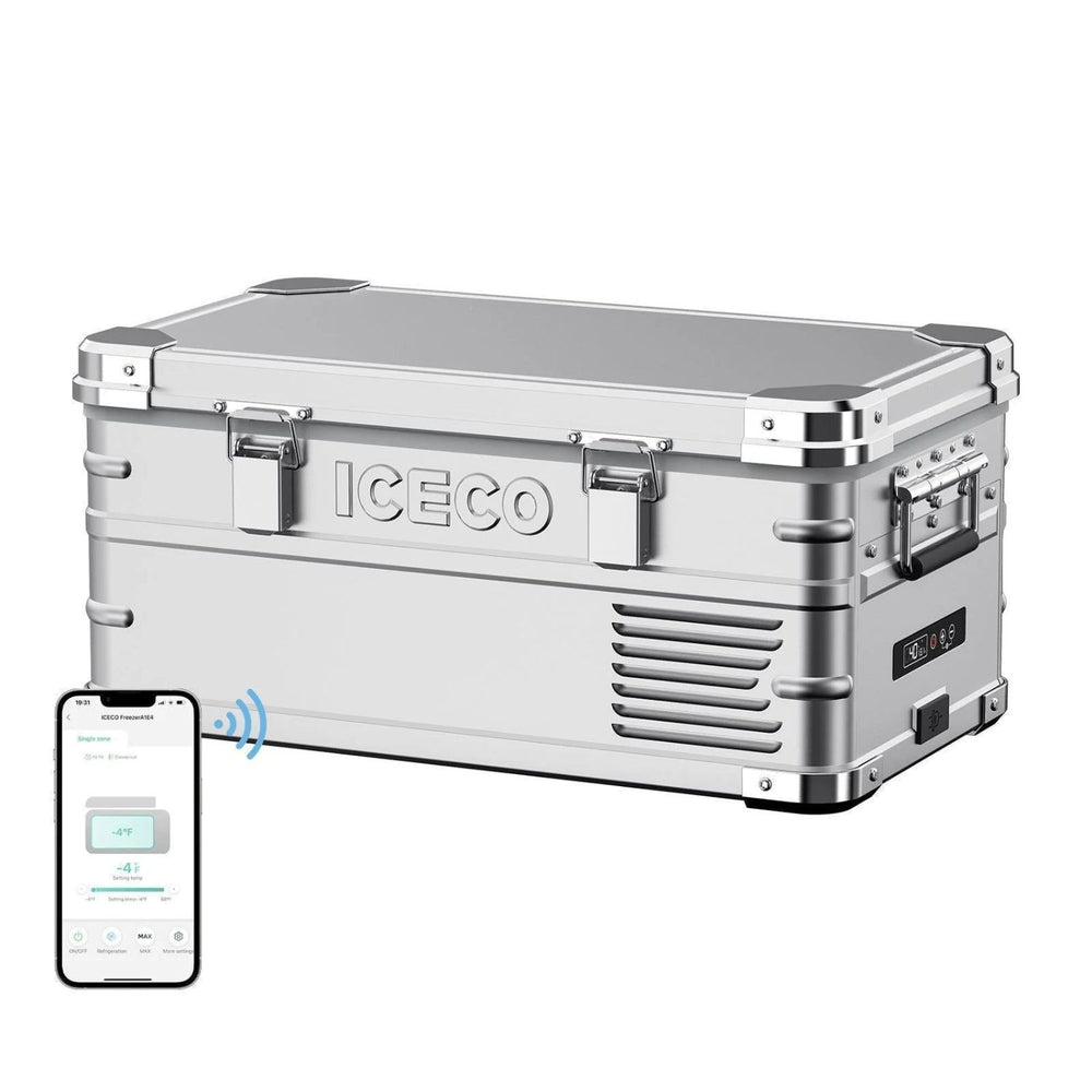 ICECO APL20 Light Duty Aluminum Silver Freezer Single Zone 20 LT Bluetooth
