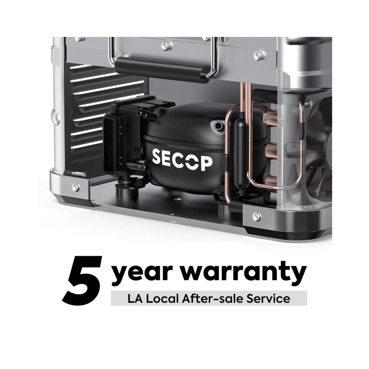 ICECO APL20 Light Duty Aluminum Silver Freezer Single Zone 20 LT Warranty